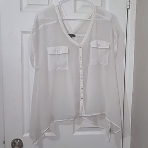 White blouse transparent